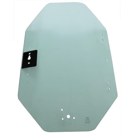 Aftermarket One (1) Cab Front Door Glass fits Mustang Skidsteer Models 1900R 2200R 2600R CAH40-0357